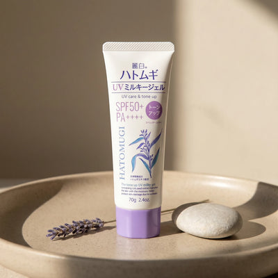 Reihaku Hatomugi Moisturizing Tone Up UV Milky Gel 70g
