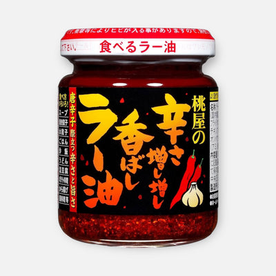 Momoya Extra Spicy Fried Garlic Chili Oil 105g