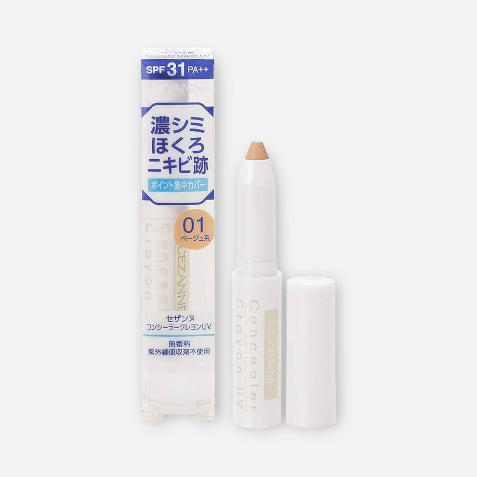 Cezanne Colorcealer Crayon UV SPF31 PA++ 1.8g (Various Shades)