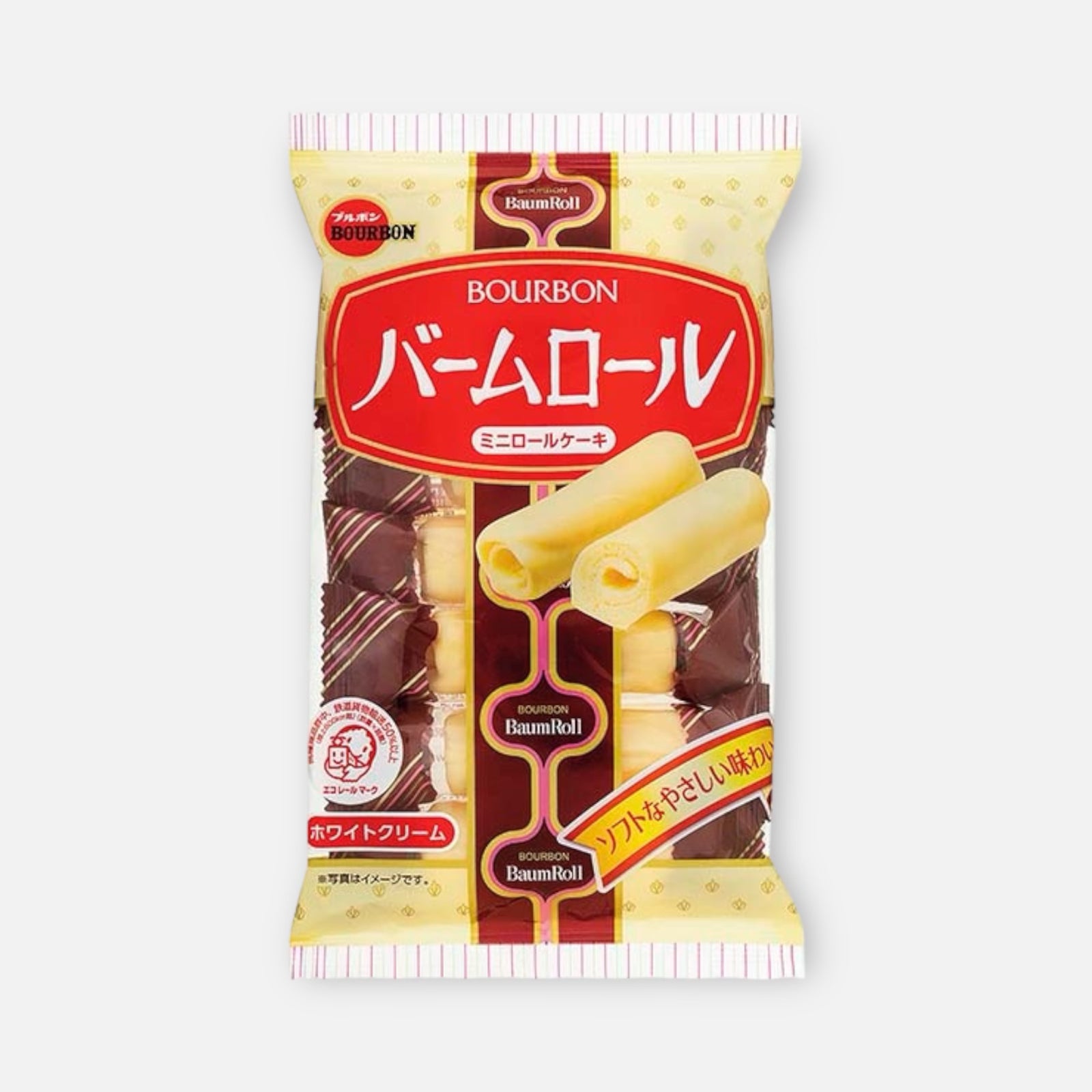 Bourbon Baum Roll Soft Cakes (7 units)