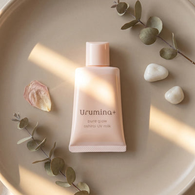 Kose Urumina + Pure Glow Oshiroi UV Milk (Natural Beige) 35g