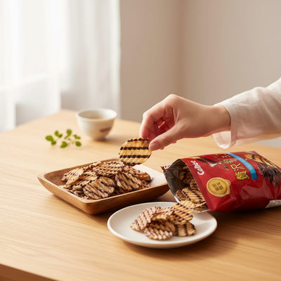 Calbee Potato Chips With Luxurious Chocolate 45g