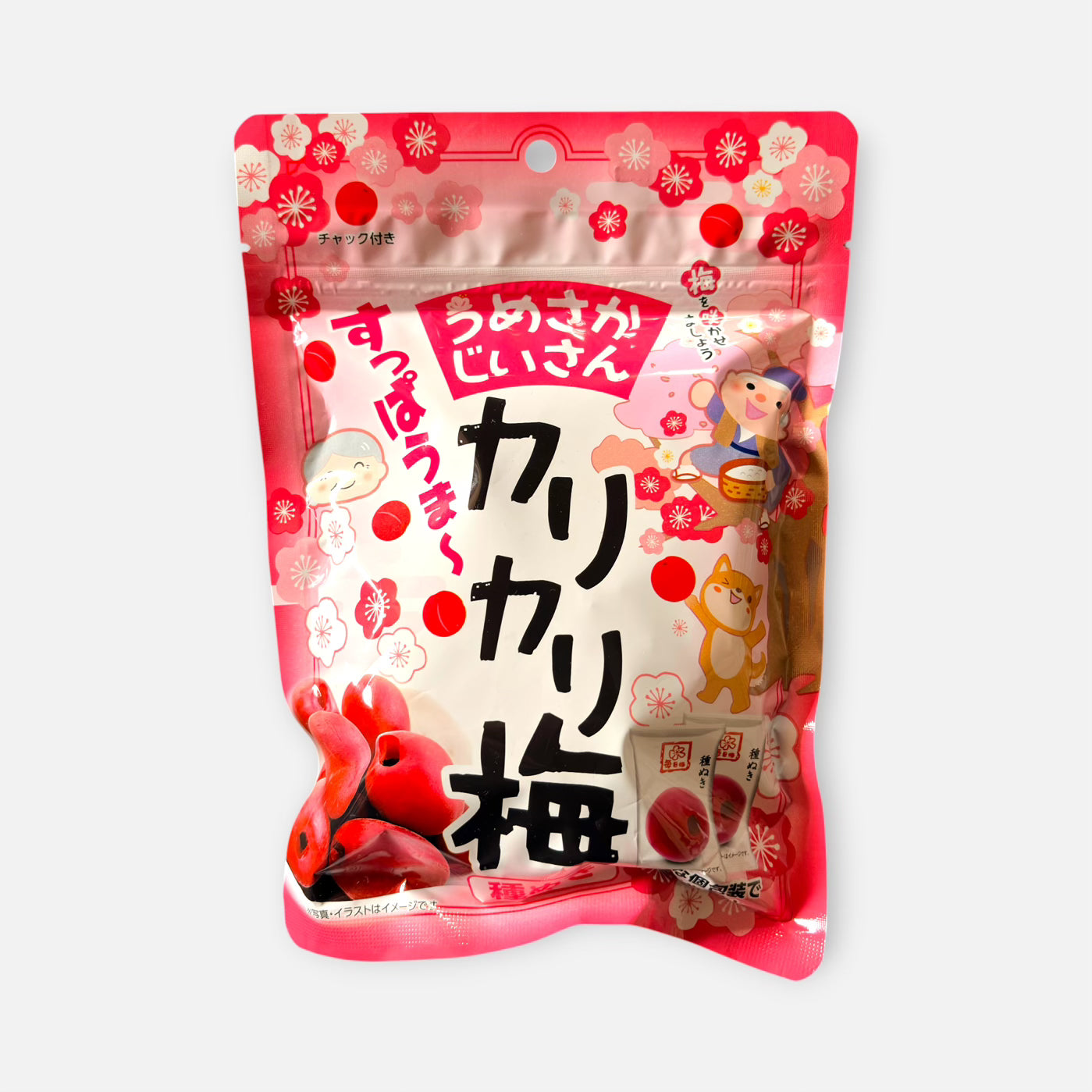 Umesaka Jiisan Kari Kari Crunch Ume 90g