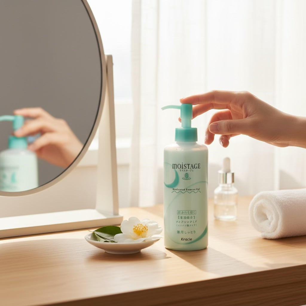 Kracie Moistage Medicated Essence Gel 180g