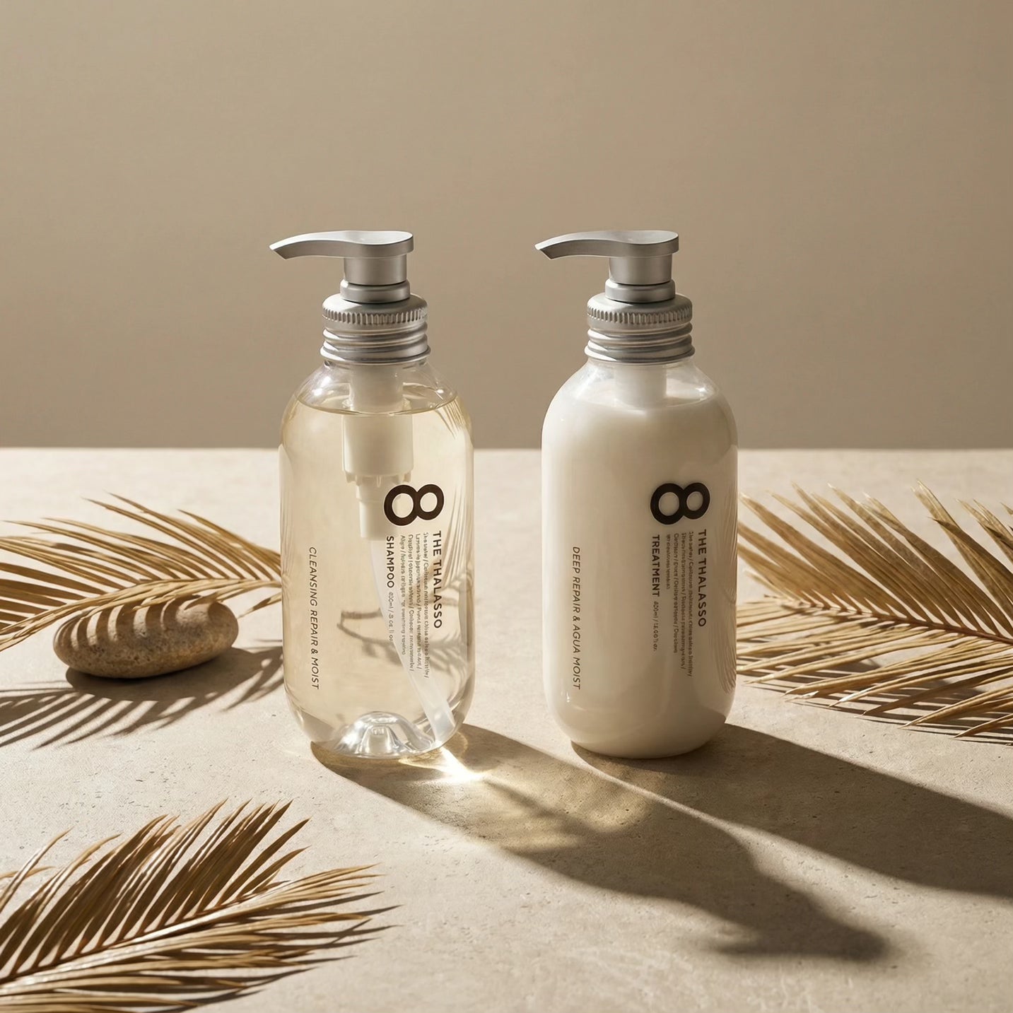 8 The Thalasso Cleansing Repair & Moist Shampoo and Treatment Set (475ml Each)