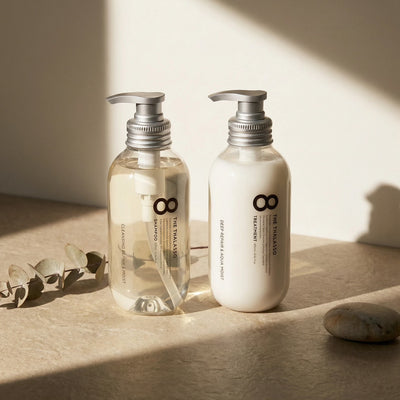 8 The Thalasso Cleansing Repair & Moist Shampoo and Treatment Set (475ml Each)