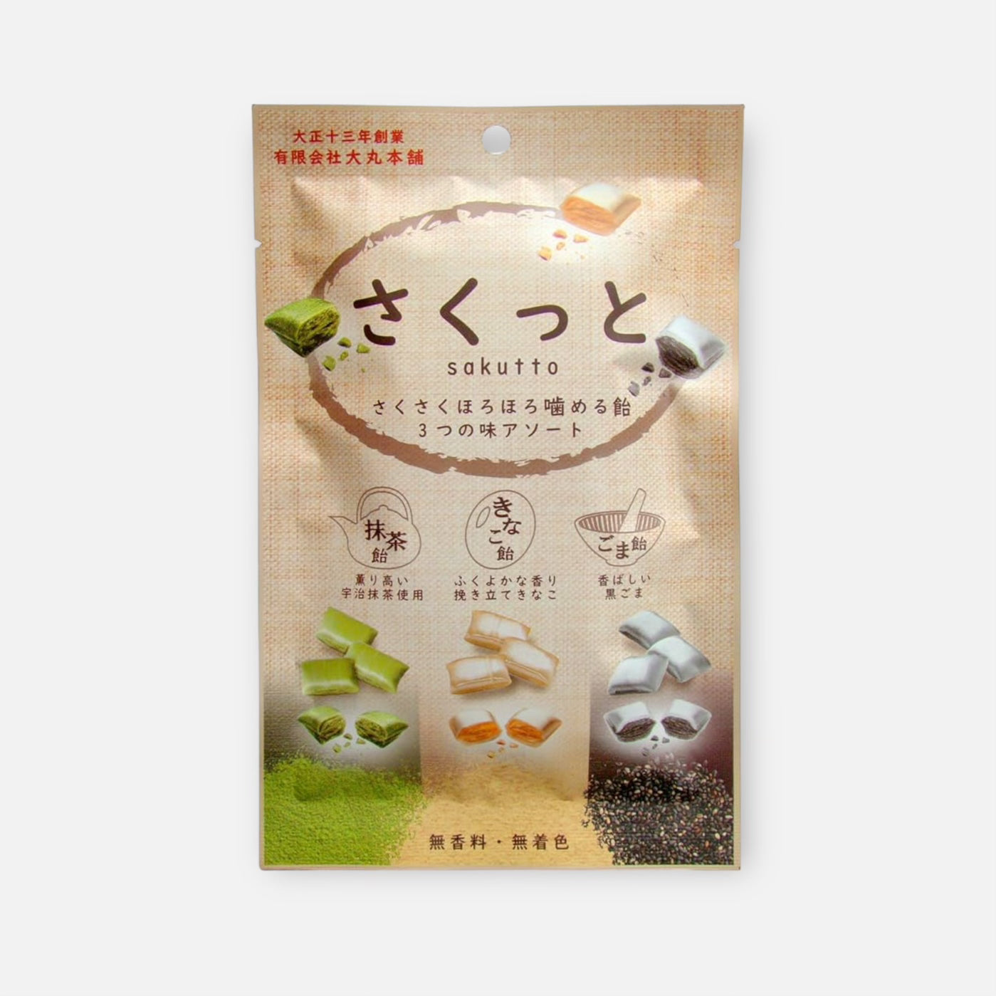Daimaru Honpo Sakkuto Assorted Japanese Candy 55g