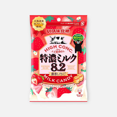 UHA Mikakuto Strawberry Milk Candy 75g