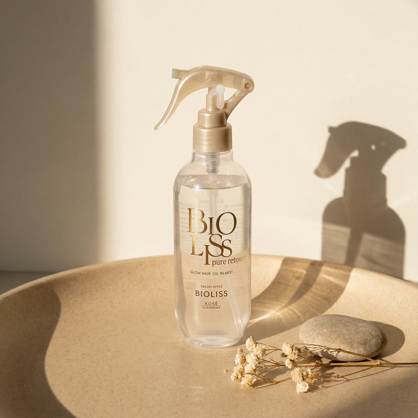 Kose Bioliss Pure Retouch Glow Hair Oil In Mist 250ml