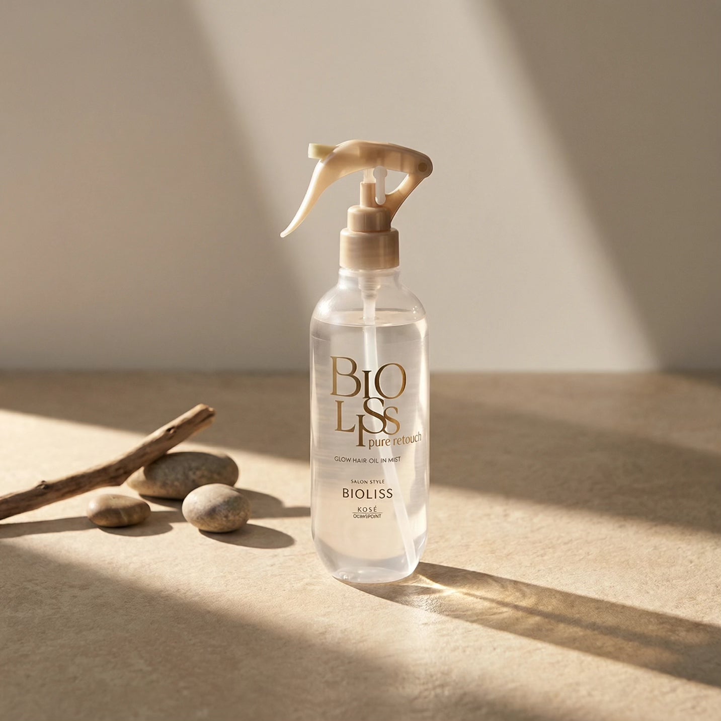Kose Bioliss Pure Retouch Glow Hair Oil In Mist 250ml