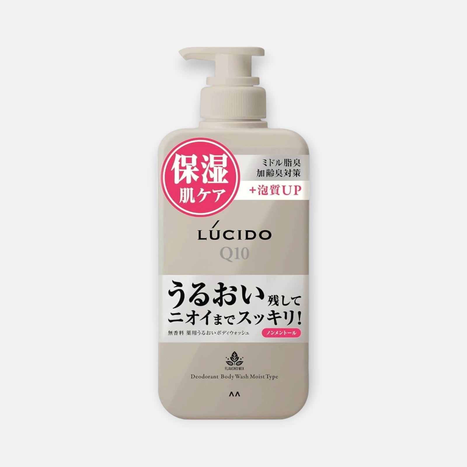 Lucido Q10 Deodorant Body Wash (Moist Type) for Men 450ml