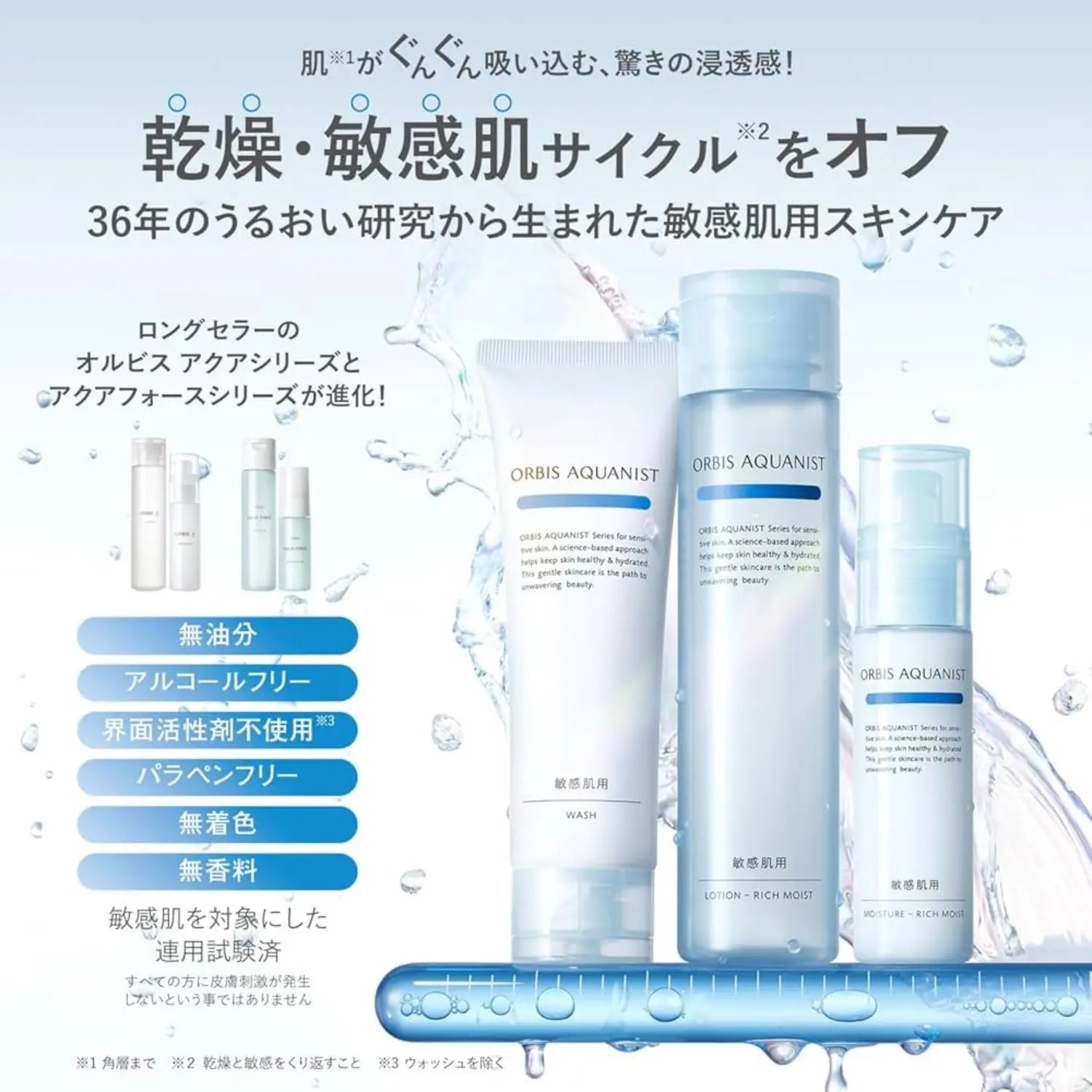 Orbis Aquanist Lotion 180ml (Various Types)
