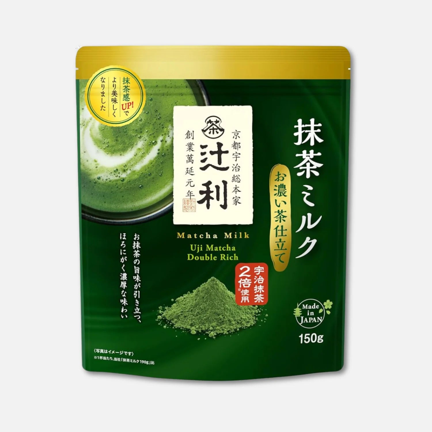 Tsujiri Matcha Milk Uji Matcha Double Rich 150g