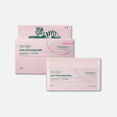 VT Cosmetics CICA Collagen Skincare Mask (Pack of 30)