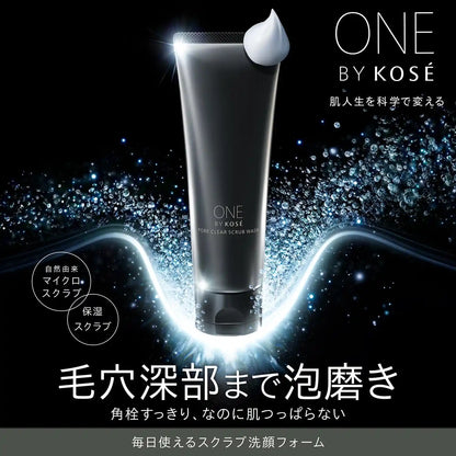 One by Kose Pore Clear Scrub Wash 130g