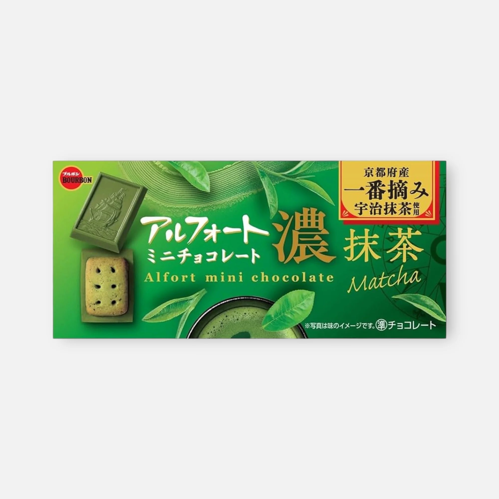 Bourbon Alfort Mini Chocolate Matcha (12 units)