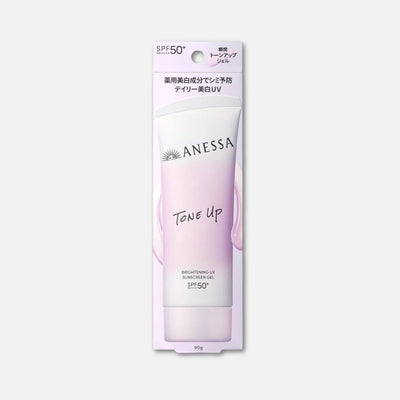 Anessa Tone Up Brightening UV Sunscreen Gel SPF50+/PA++++ 90g