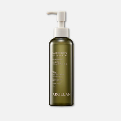 Argelan Bounce Glow Bakuchiol & Rice Bran Oil Organic Cleansing Oil 160ml