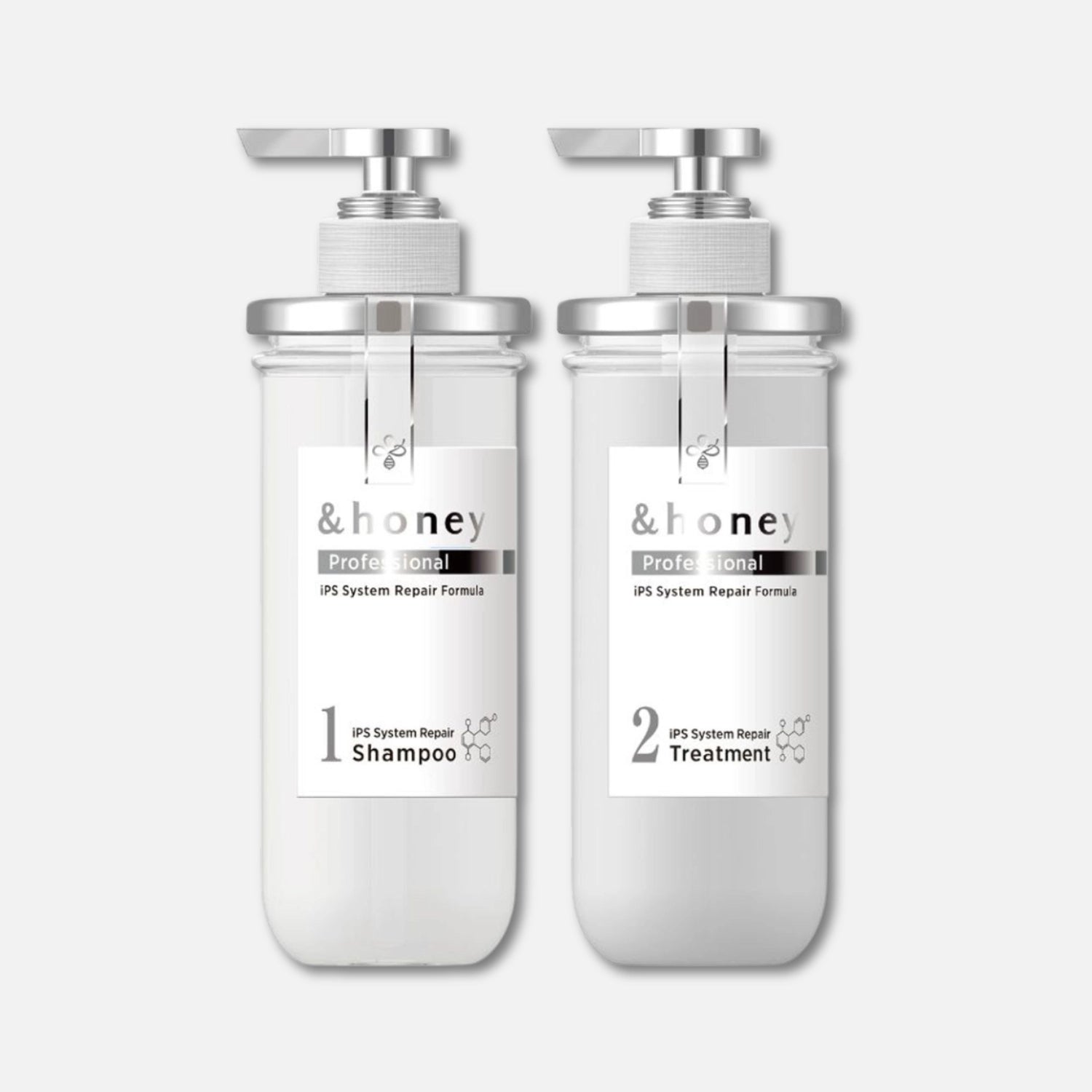 & Honey Professional IPS System Repair Shampoo & Treatment Set 440ml Each