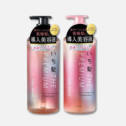 Ichikami The Premium (Silky Moist) Shampoo & Conditioner Set 480g Each