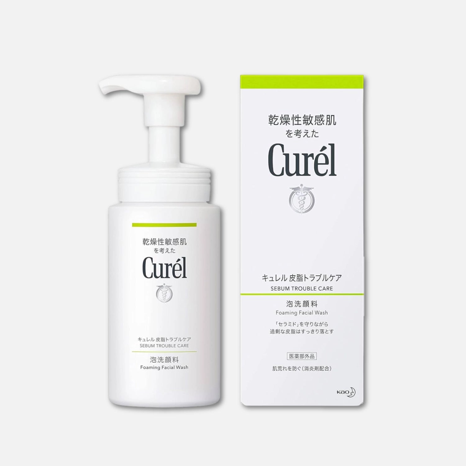 Kao Curél Sebum Trouble Care Foaming Facial Wash 150ml