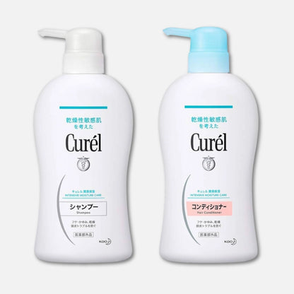 Kao Curél Intensive Moisture Shampoo & Conditioner Set (420ml Each)