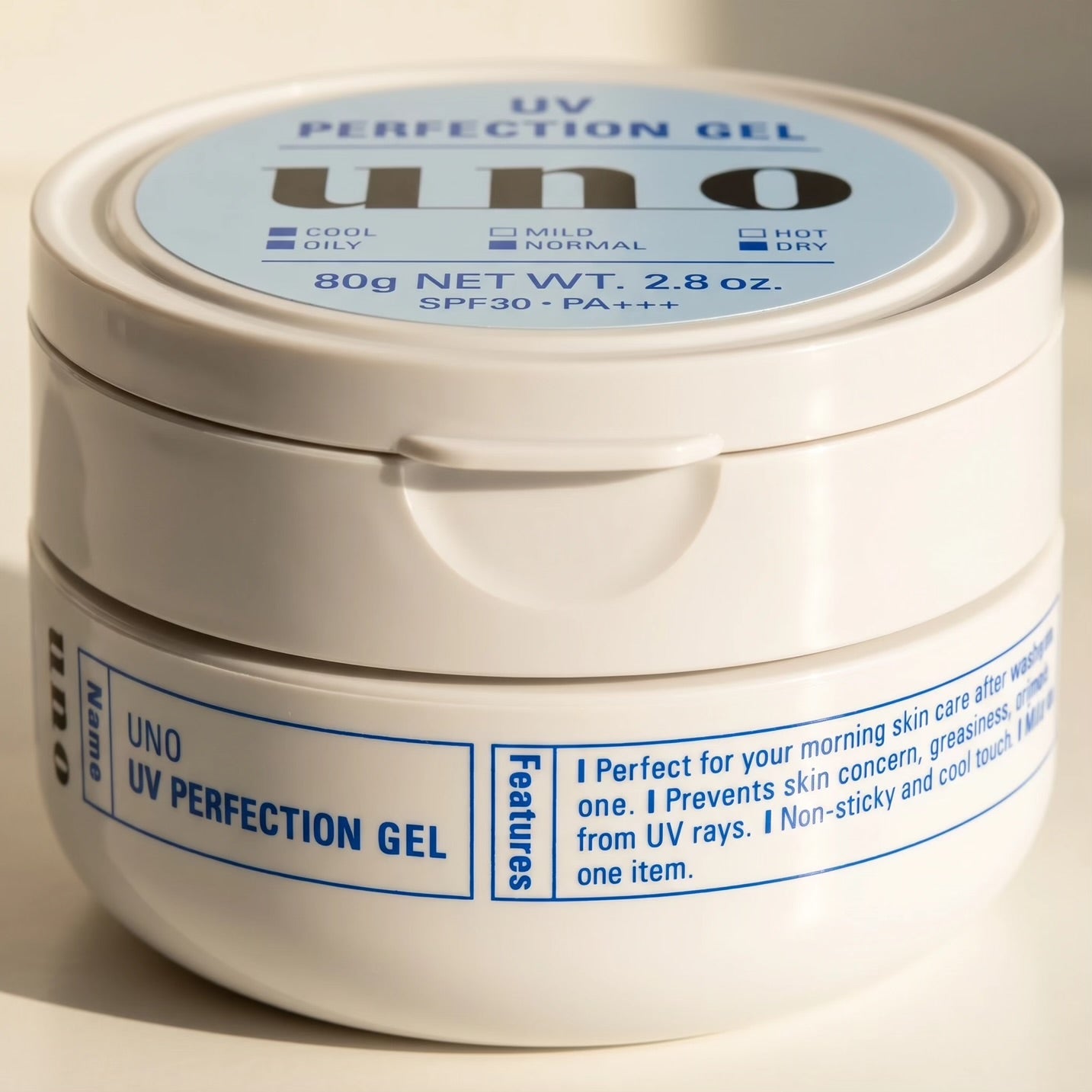 Shiseido Uno for Men UV Perfection Gel SPF 30 PA+++ 80g