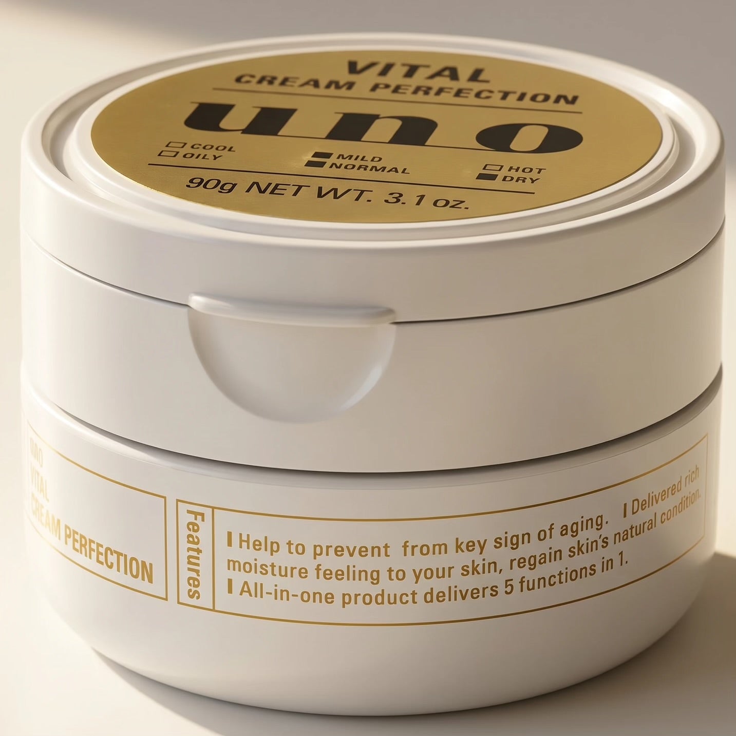 Shiseido Uno for Men Vital Cream Perfection 90g – Buy Me Japan