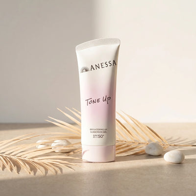 Anessa Tone Up Brightening UV Sunscreen Gel SPF50+/PA++++ 90g