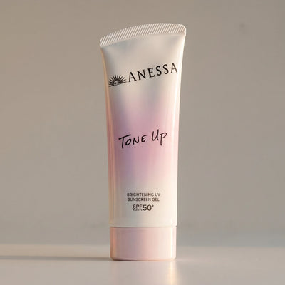 Anessa Tone Up Brightening UV Sunscreen Gel SPF50+/PA++++ 90g