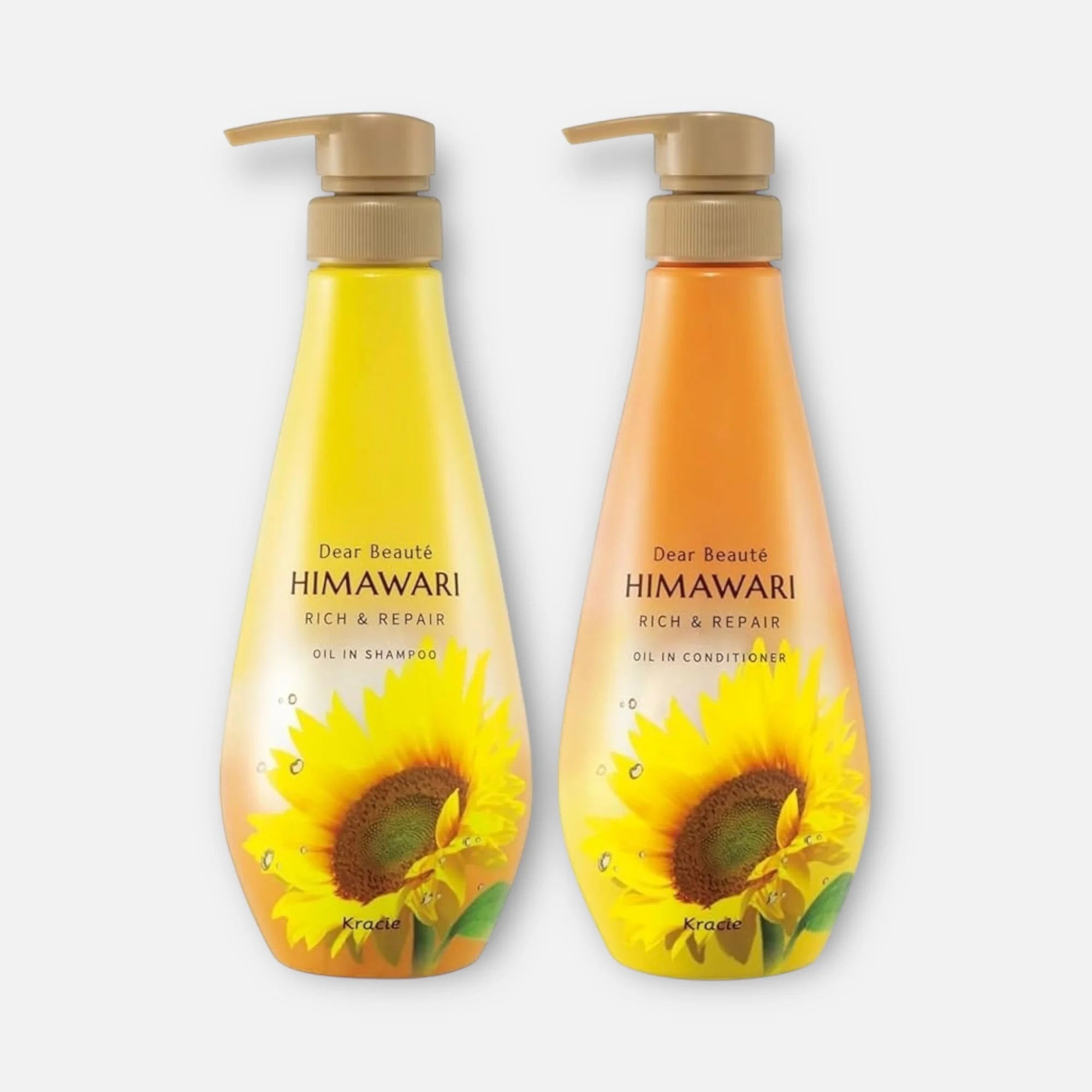 Himawari Rich & Repair Shampoo & Conditioner Set (500ml Each)
