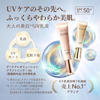 Shiseido Elixir White Day Care Revolution Brightening UV SPF50+ PA++++ 35ml