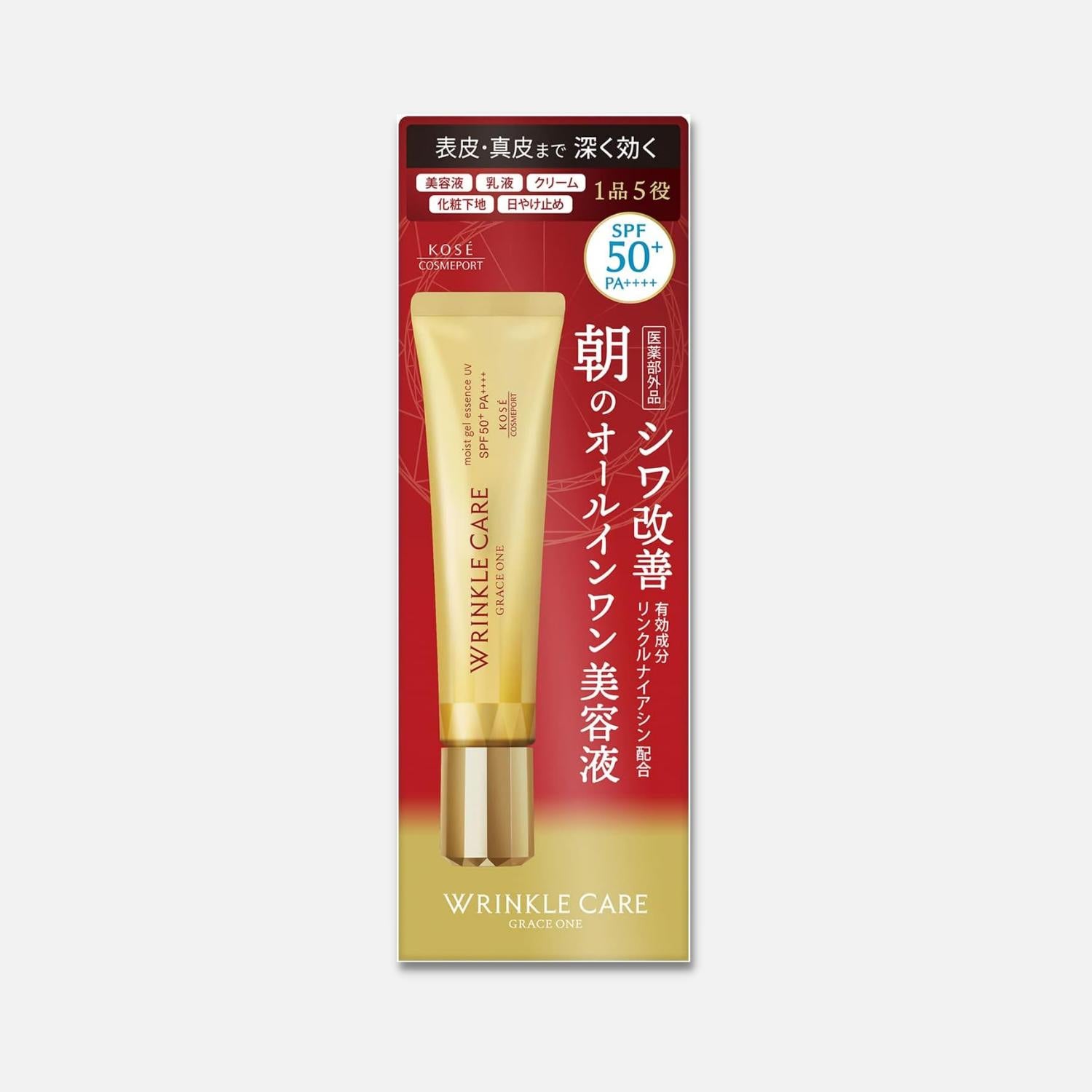 Kose Wrinkle Care Moist Gel Cream SPF 50+ PA++++ 40g - Buy Me Japan