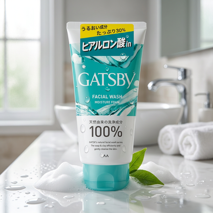 Gatsby Facial Wash Moisture Foam 130g