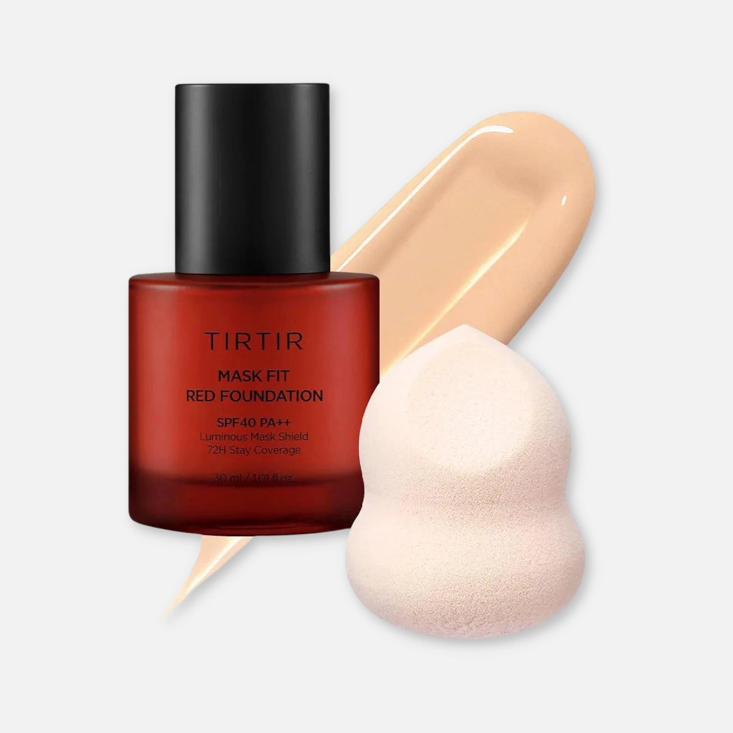 TIRTIR Mask Fit Red Foundation SPF40 PA++ 30ml (Various Shades) - Buy Me Japan
