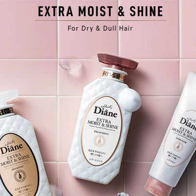 Diane Extra Shine Shampoo & Treatment Set 450ml Each - Buy Me Japan
