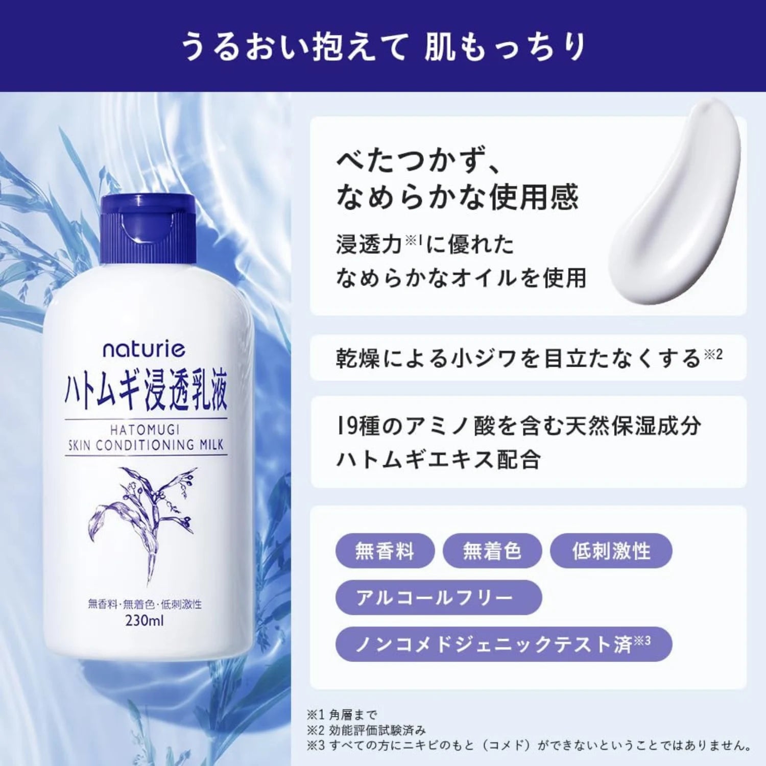 Naturie Hatomugi Skin Conditioner Milky Lotion 230ml - Buy Me Japan