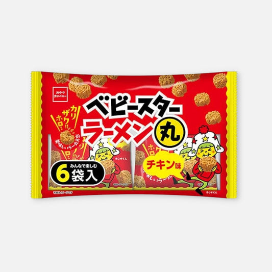 Baby Star Ramen Snacks Chicken Flavor (6 Packs) - Buy Me Japan