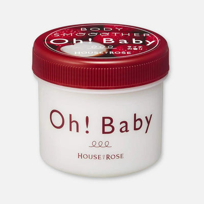 House Of Rose Oh! Baby Body Scrub Smoother Cream Pure Lychee 200g - Buy Me Japan