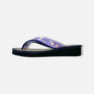 Japanese Pattern Tatami Style Women's Saldal (3608 Purple)
