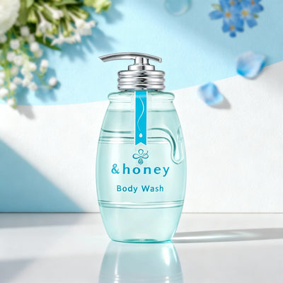 & Honey Clear Gel Body Wash Savon 500ml