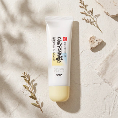 Sana Pure White Skincare UV Base N 50g — TOP ANGLE lifestyle view
