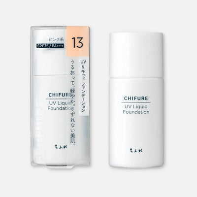 Chifure UV Liquid Foundation SPF35 PA+++ 30ml (Various Shades) - Buy Me Japan