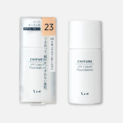Chifure UV Liquid Foundation SPF35 PA+++ 30ml (Various Shades) - Buy Me Japan