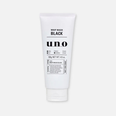 Shiseido Uno for Men Whip Wash Black 130g - Buy Me Japan