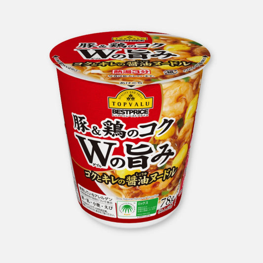 Topvalu Shoyu Instant Noodle 78g - Buy Me Japan