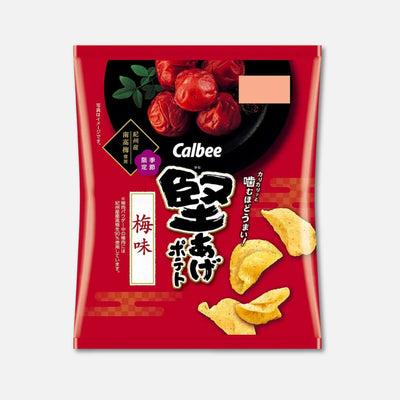 Calbee Kata Age Crunchy Ume Potato Chips 60g