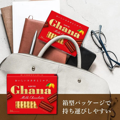 Lotte Ghana Milk Chocolate Box (26 Pieces)