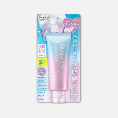 Biore UV Aqua Rich Tone Up Essence Lavender SPF50+/PA++++ 70g