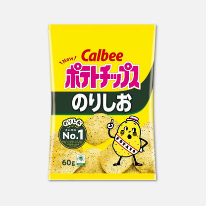 Calbee Seaweed & Salt Potato Chips 60g